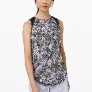 Lululemon Sculpt Tank, Multi Watercolour, Size 10